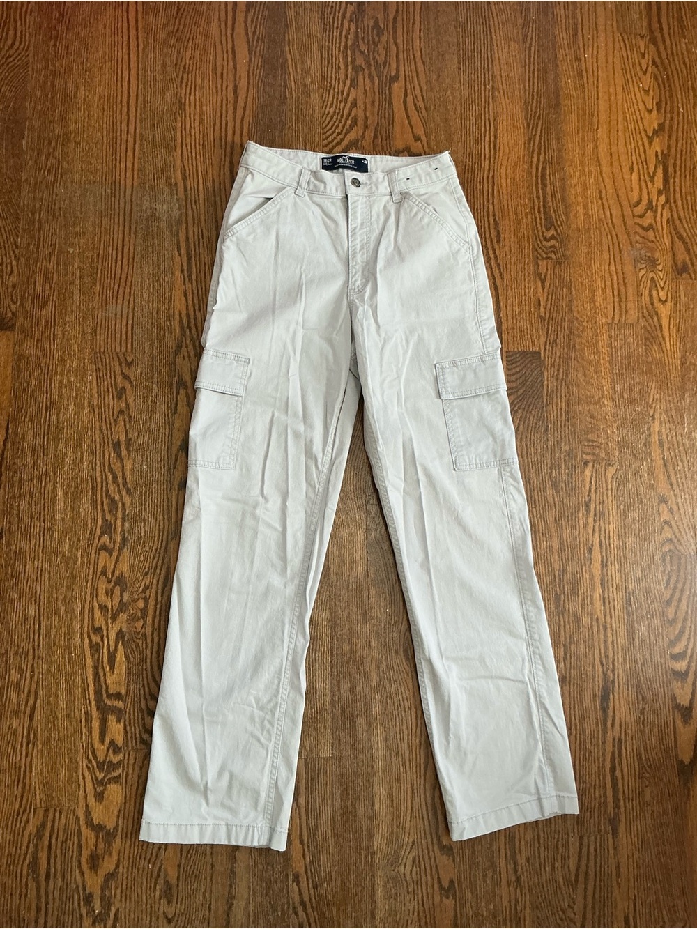 Hollister Light Gray Women's Cargo Pants